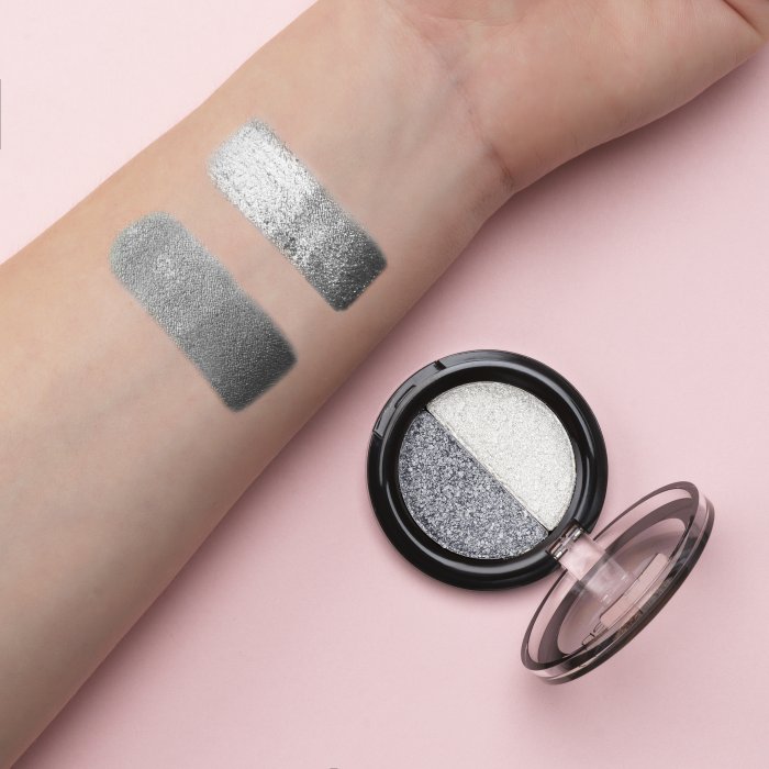 Shine szemhéjpúder duo  03 - Silver Magic